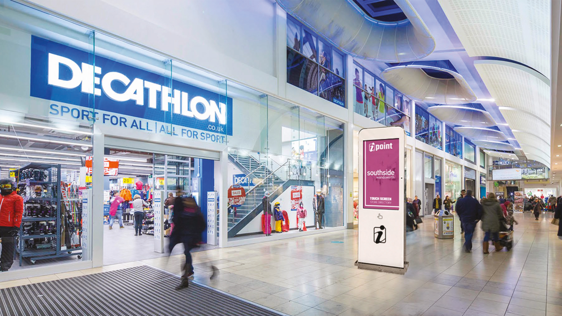 Motion Icon UK & Europe Wayfinding Digital Screens